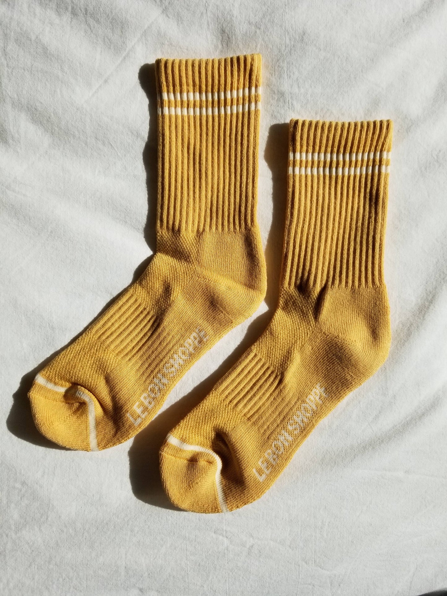 Le Bon Shoppe - Boyfriend Socks: Parchment