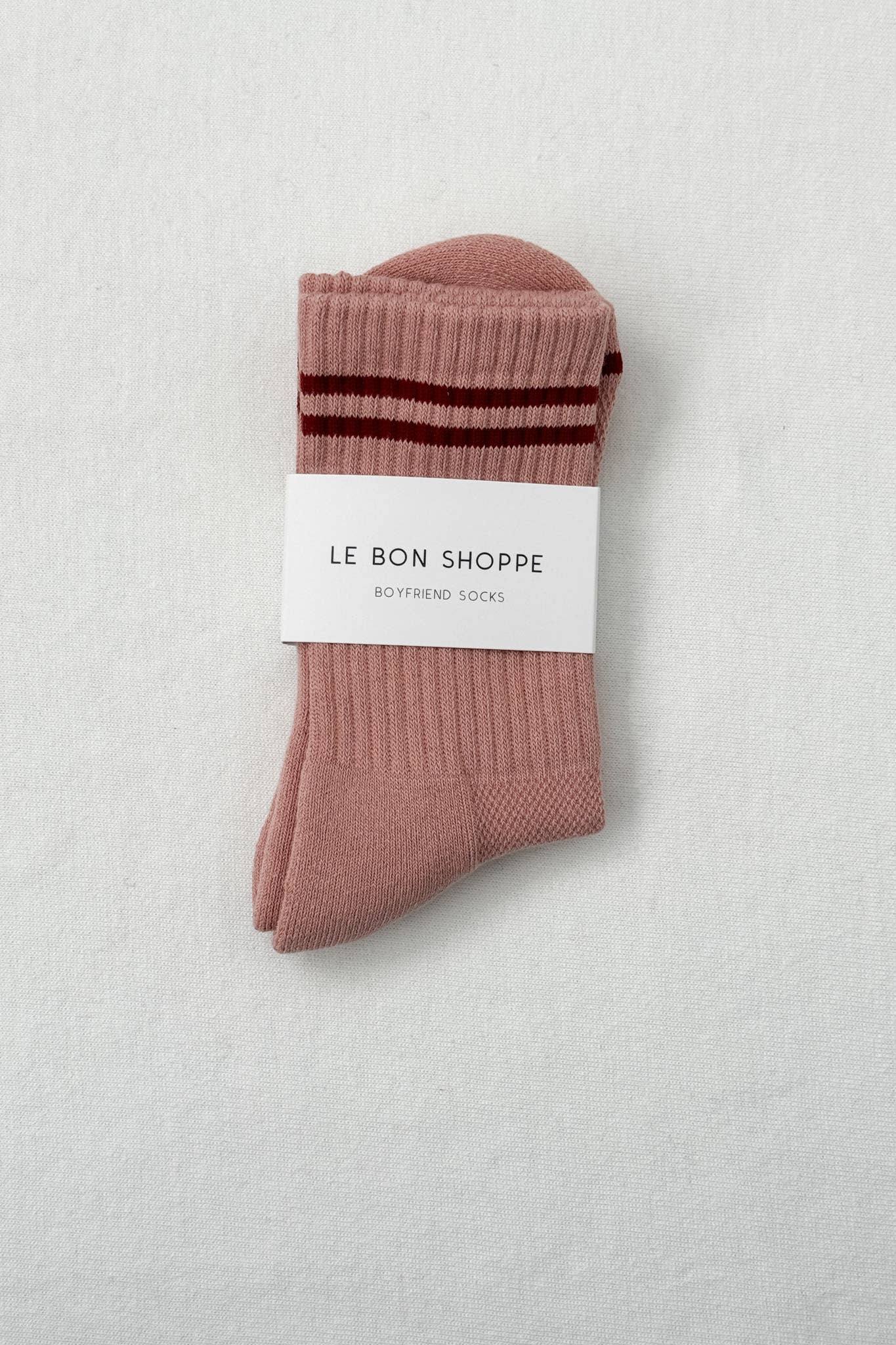 Le Bon Shoppe - Boyfriend Socks: Vintage Pink