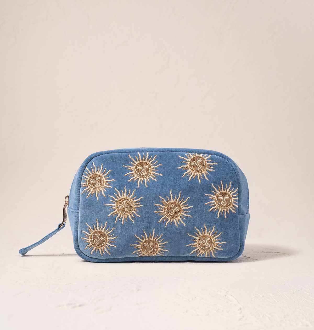 Elizabeth Scarlett Ltd - Sun Goddess Cosmetics Bag: Rust / Velvet