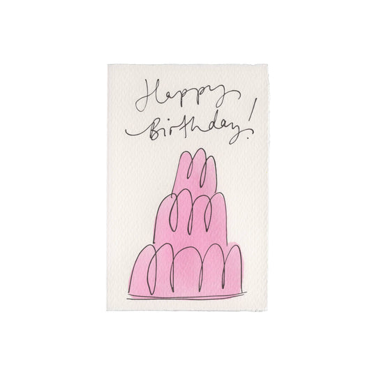 Scribble & Daub - Jelly Card: Candy pink