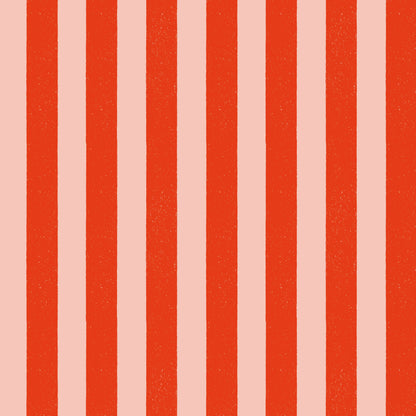 Bird & Co Studio - Candy Stripe | Modern-Retro Recycled Gift Wrap Paper