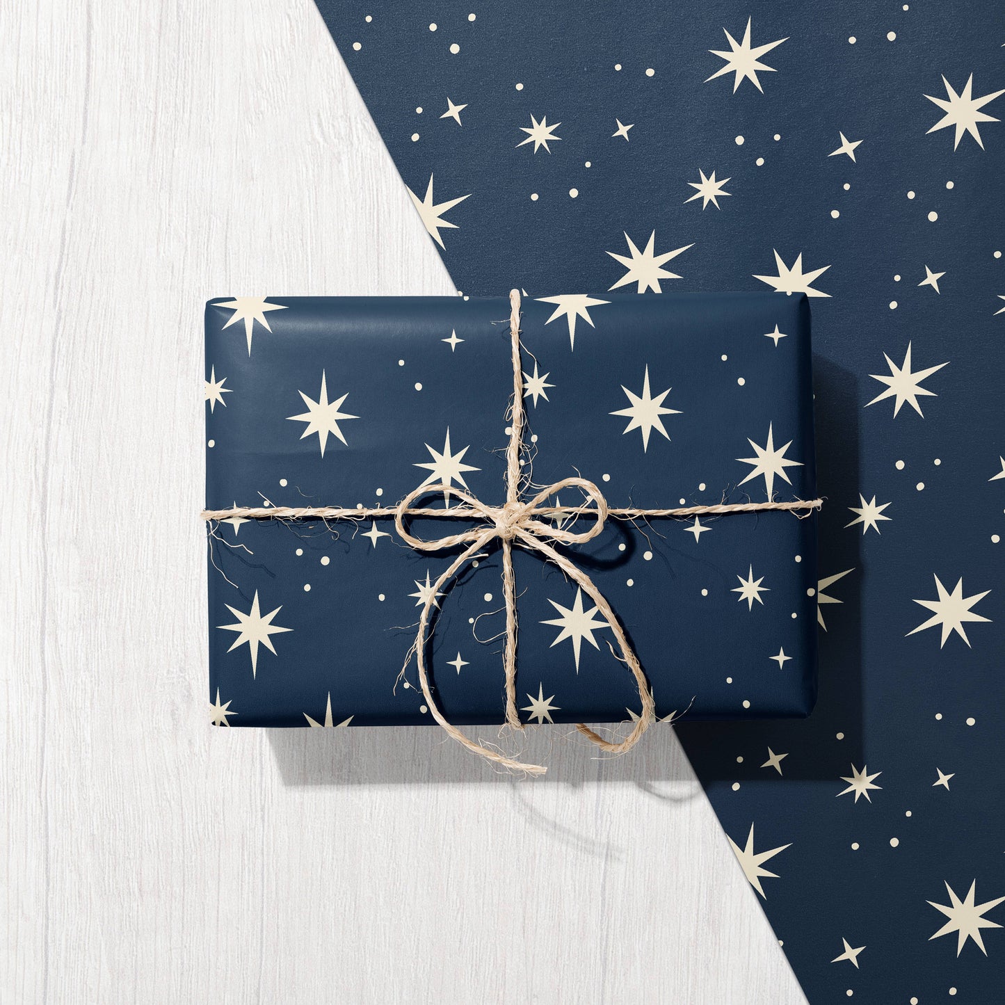 Bird & Co Studio - Star Gazer | Starry Modern-Retro Recycled Gift Wrap Paper