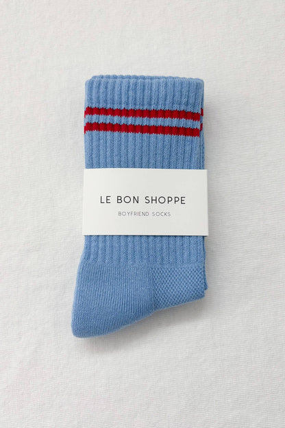 Le Bon Shoppe - Boyfriend Socks: Blue Grey