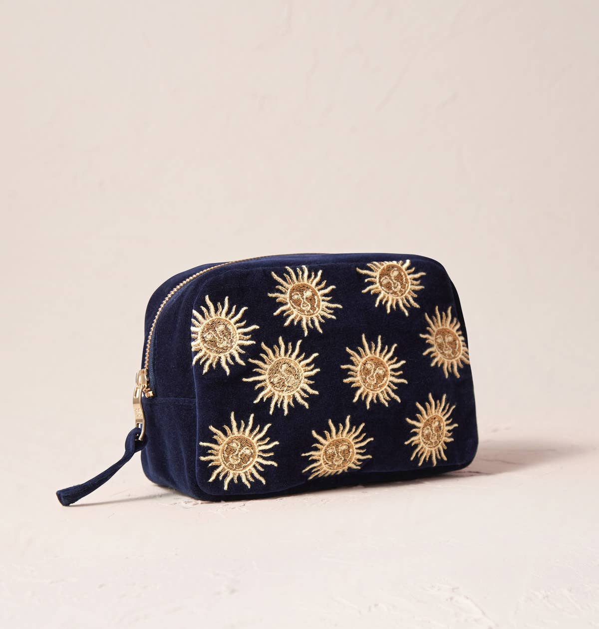 Elizabeth Scarlett Ltd - Sun Goddess Cosmetics Bag: Rust / Velvet