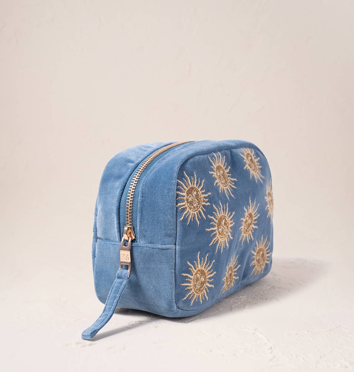 Elizabeth Scarlett Ltd - Sun Goddess Cosmetics Bag: Rust / Velvet