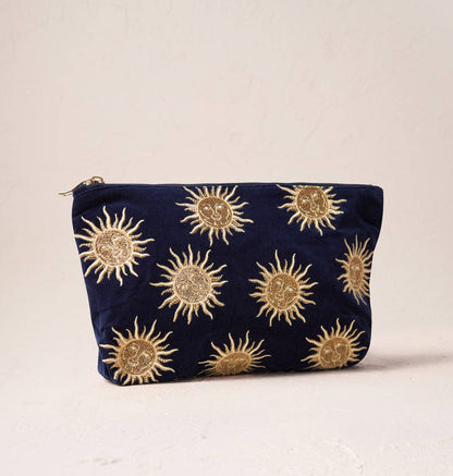 Elizabeth Scarlett Ltd - Sun Goddess Navy Everyday Pouch