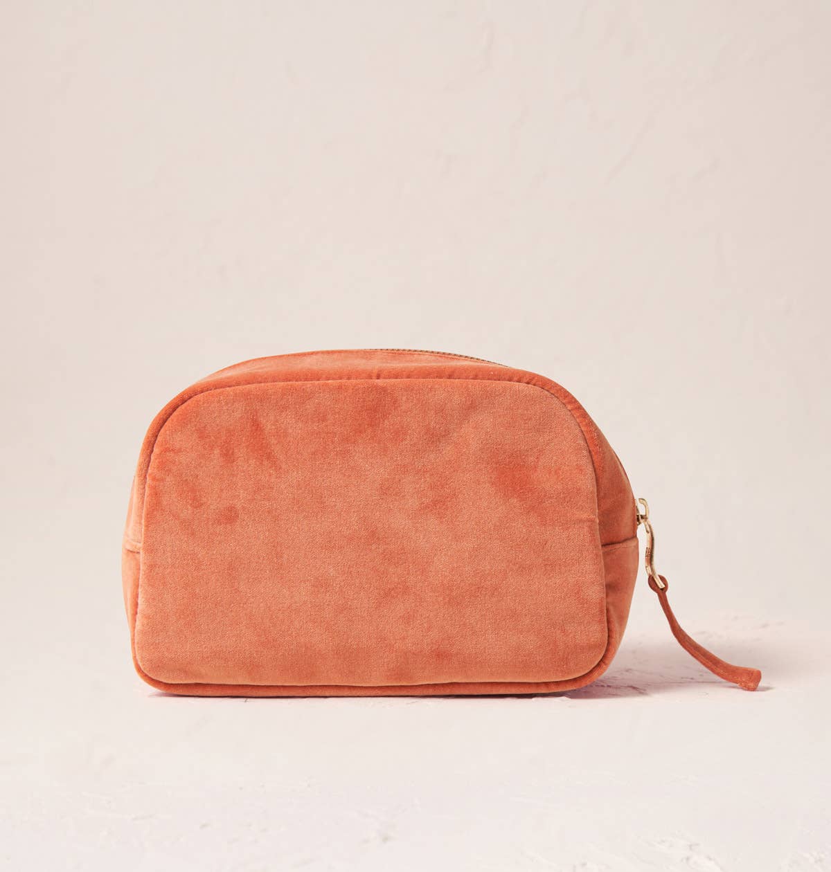 Elizabeth Scarlett Ltd - Sun Goddess Cosmetics Bag: Rust / Velvet