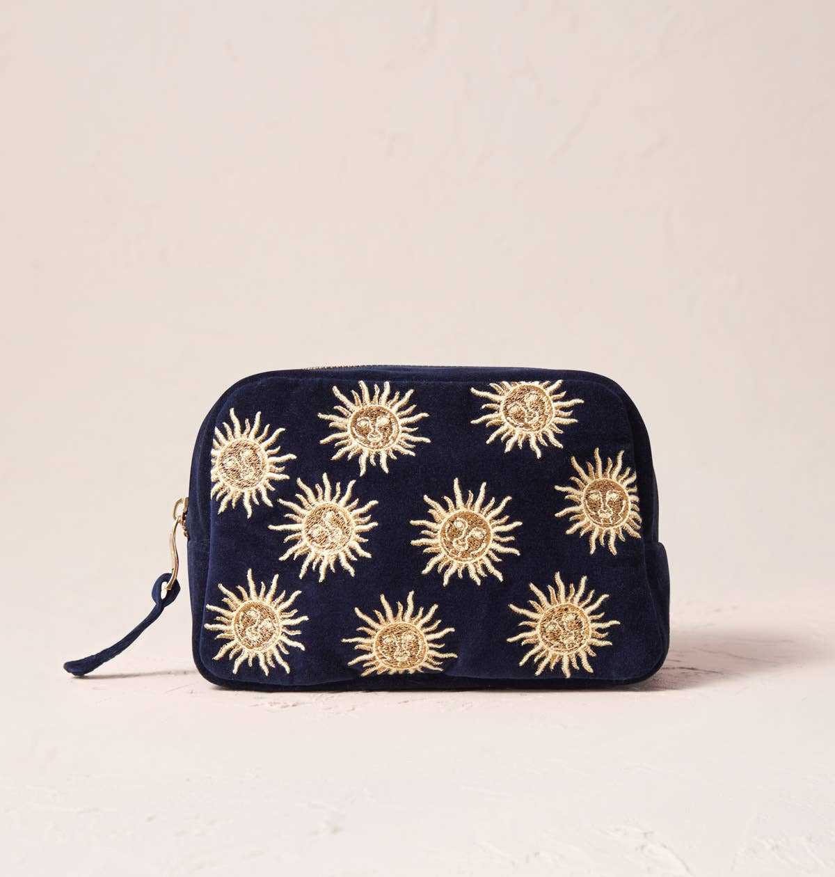 Elizabeth Scarlett Ltd - Sun Goddess Cosmetics Bag: Rust / Velvet