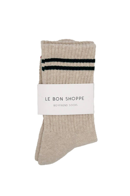 Le Bon Shoppe - Boyfriend Socks: Blue Grey