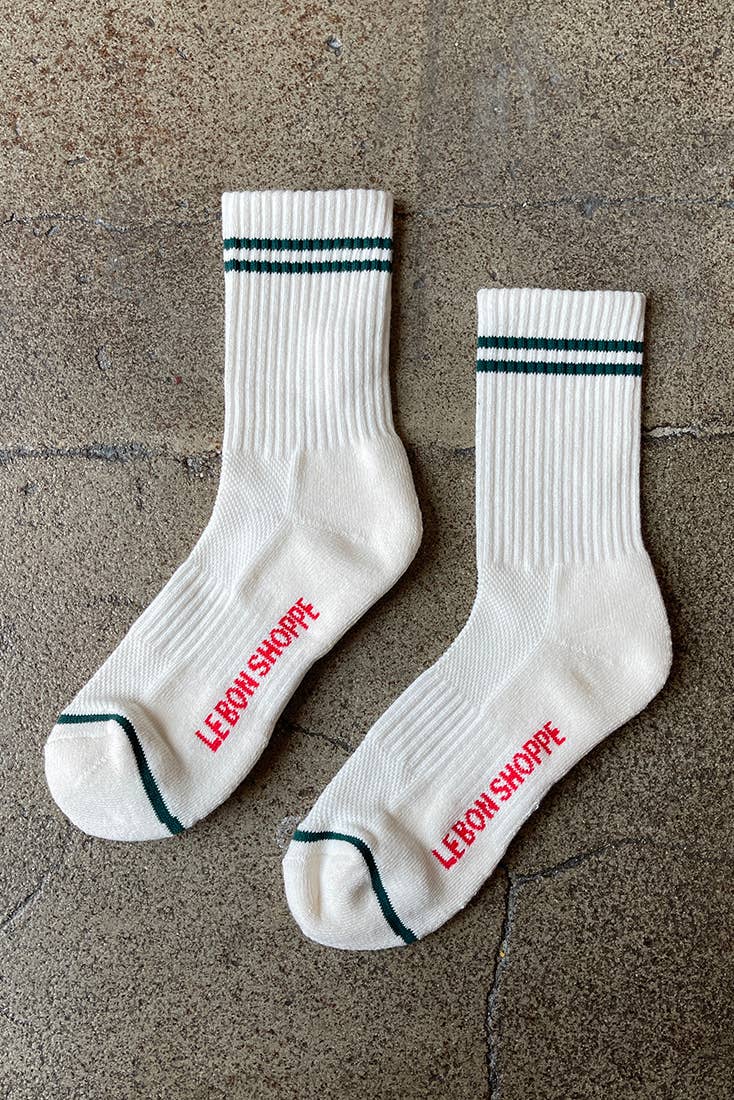 Le Bon Shoppe - Boyfriend Socks: Parchment