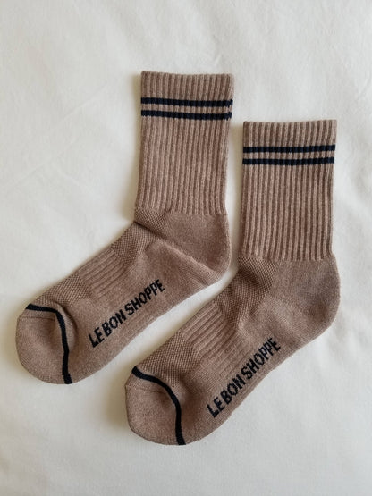 Le Bon Shoppe - Boyfriend Socks: Cashew