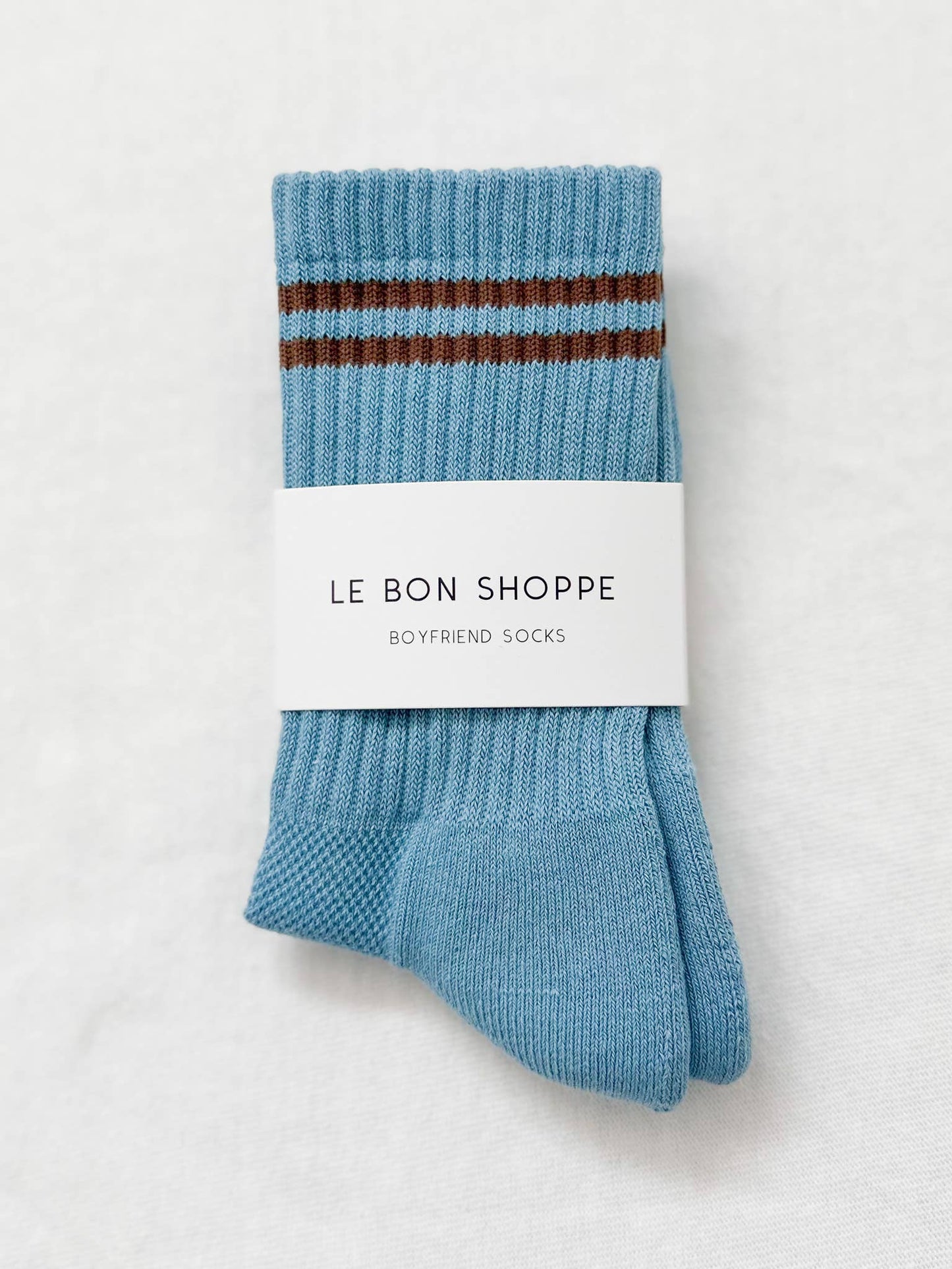 Le Bon Shoppe - Boyfriend Socks: Blue Grey