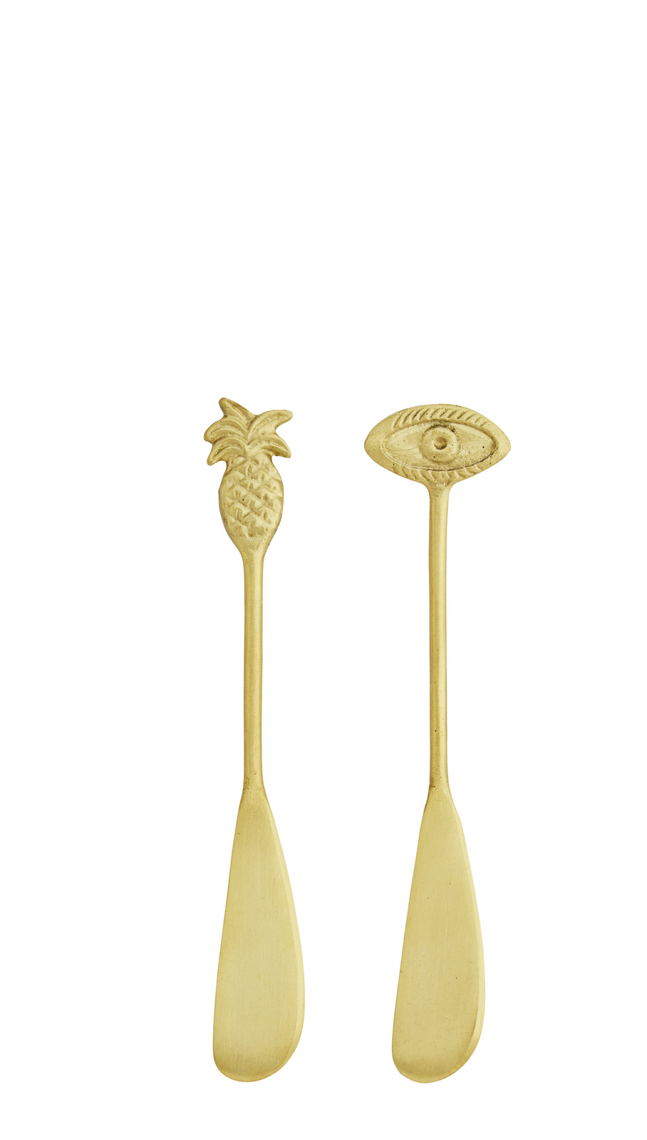 Magic Eye Brass Butter Knife